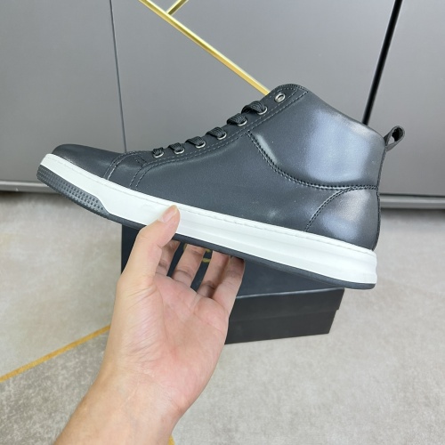 Replica Prada High Top Shoes For Men #1038870 $80.00 USD for Wholesale