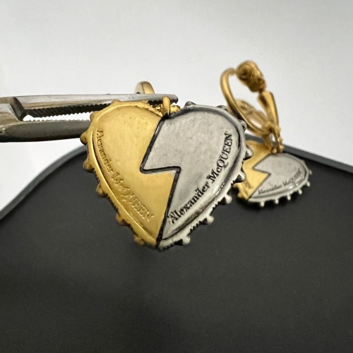 Replica Alexander McQueen Earrings For Women #1038888 $40.00 USD for Wholesale