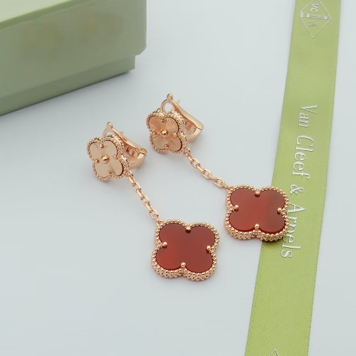 Van Cleef &amp; Arpels Earrings For Women #1038942 $36.00 USD, Wholesale Replica Van Cleef &amp; Arpels Earrings