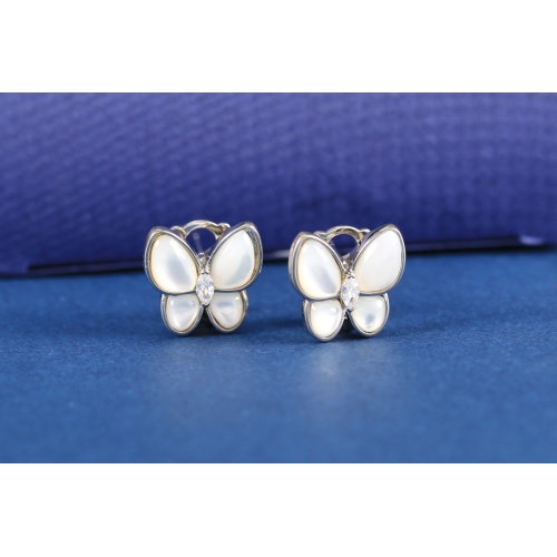 Van Cleef &amp; Arpels Earrings For Women #1038966 $36.00 USD, Wholesale Replica Van Cleef &amp; Arpels Earrings