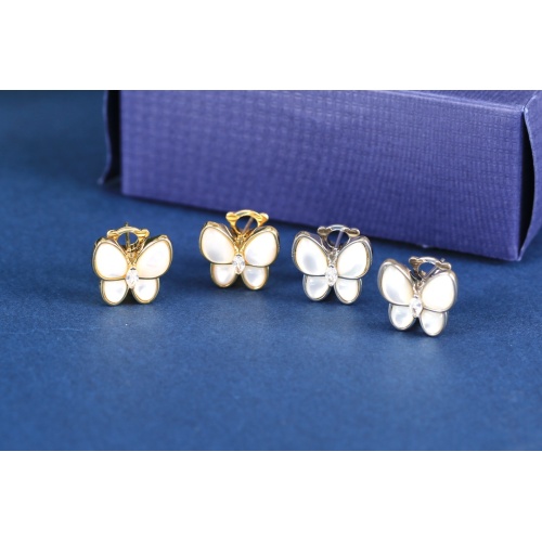 Replica Van Cleef & Arpels Earrings For Women #1038966 $36.00 USD for Wholesale