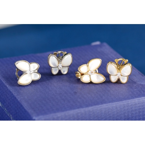 Replica Van Cleef & Arpels Earrings For Women #1038966 $36.00 USD for Wholesale