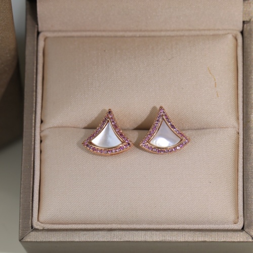 Replica Bvlgari Earrings For Women #1038969 $34.00 USD for Wholesale