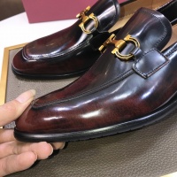 $92.00 USD Salvatore Ferragamo Leather Shoes For Men #1031101