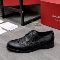 $80.00 USD Salvatore Ferragamo Leather Shoes For Men #1035393
