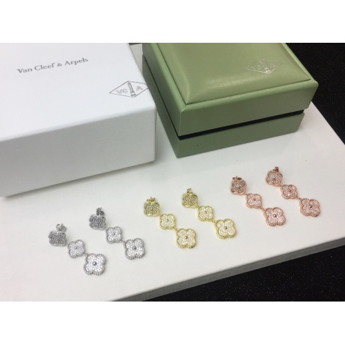Replica Van Cleef & Arpels Earrings For Women #1039112 $32.00 USD for Wholesale