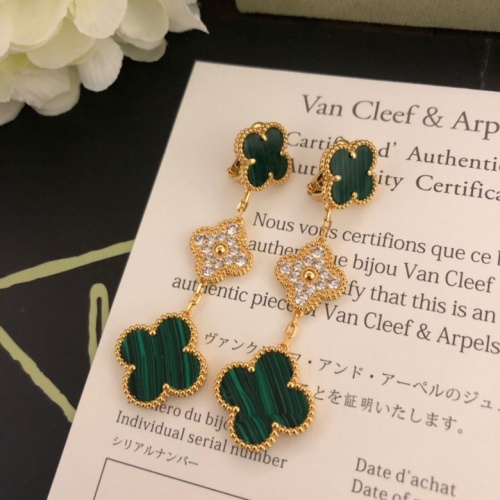 Van Cleef &amp; Arpels Earrings For Women #1039276 $40.00 USD, Wholesale Replica Van Cleef &amp; Arpels Earrings