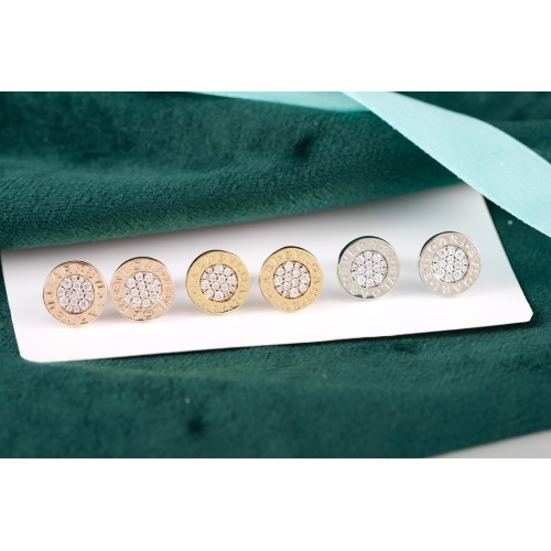 Replica Bvlgari Earrings For Women #1039301 $27.00 USD for Wholesale
