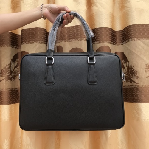 Replica Prada AAA Man Handbags #1039340 $112.00 USD for Wholesale