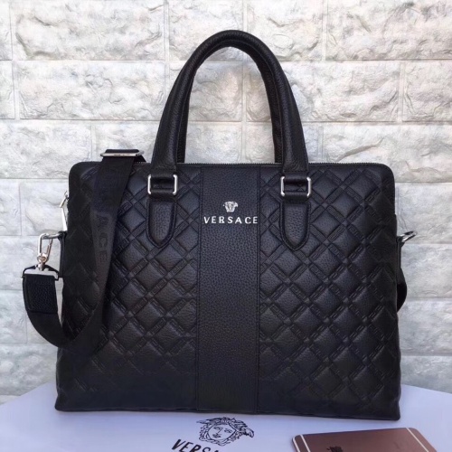 Versace AAA Man Handbags #1039382 $108.00 USD, Wholesale Replica Versace AAA Man Handbags