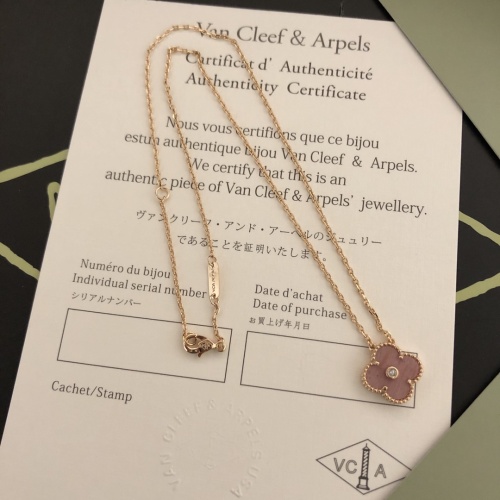 Replica Van Cleef & Arpels Necklaces For Women #1039407 $32.00 USD for Wholesale