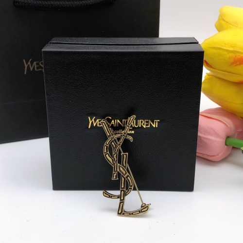 Replica Yves Saint Laurent Brooches #1039418 $27.00 USD for Wholesale