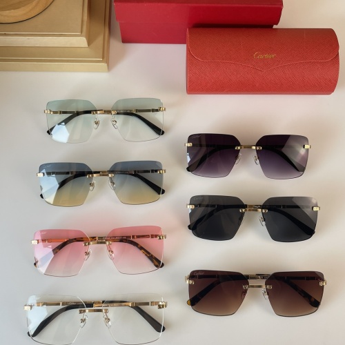 Replica Cartier AAA Quality Sunglassess #1039422 $45.00 USD for Wholesale