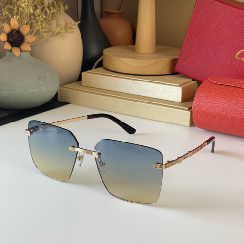 Cartier AAA Quality Sunglassess #1039423
