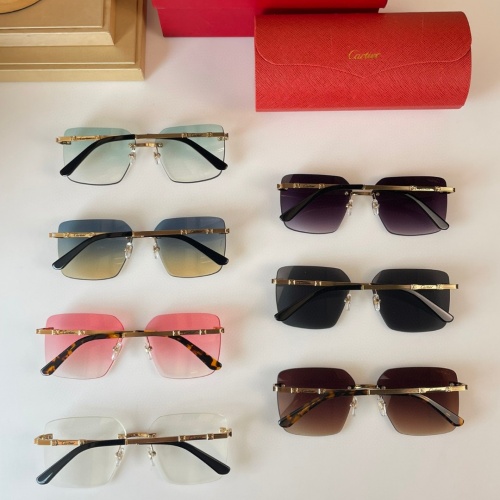 Replica Cartier AAA Quality Sunglassess #1039423 $45.00 USD for Wholesale