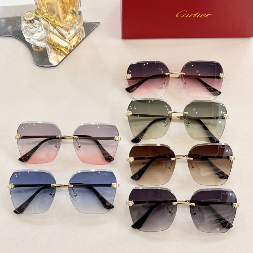 Replica Cartier AAA Quality Sunglassess #1039429 $48.00 USD for Wholesale