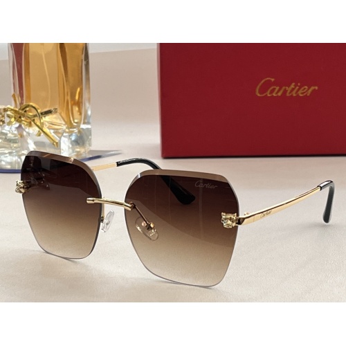 Cartier AAA Quality Sunglassess #1039433