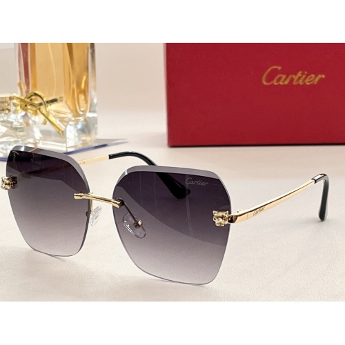 Cartier AAA Quality Sunglassess #1039434
