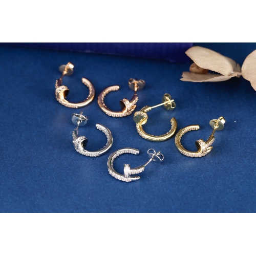 Replica Cartier Earrings For Women #1039481 $36.00 USD for Wholesale