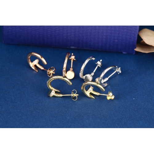 Replica Cartier Earrings For Women #1039482 $36.00 USD for Wholesale