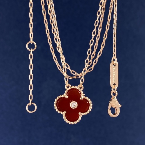 Replica Van Cleef & Arpels Necklaces For Women #1039658 $29.00 USD for Wholesale