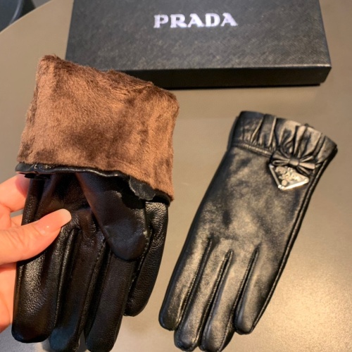 Replica Prada Gloves For Women #1040089 $52.00 USD for Wholesale