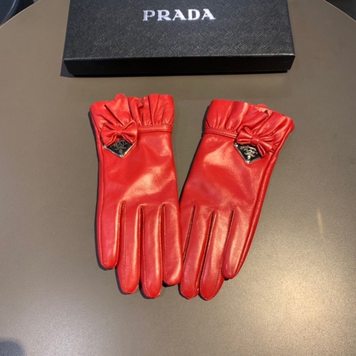 Replica Prada Gloves For Women #1040090 $52.00 USD for Wholesale