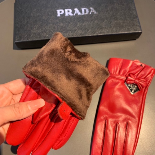 Replica Prada Gloves For Women #1040090 $52.00 USD for Wholesale
