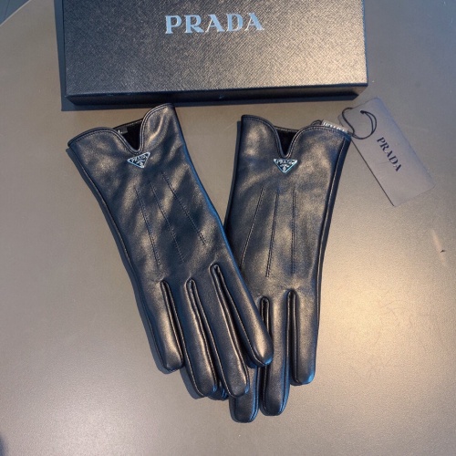 Replica Prada Gloves For Women #1040091 $52.00 USD for Wholesale