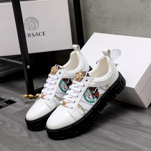 Replica Versace Casual Shoes For Men #1040111 $72.00 USD for Wholesale