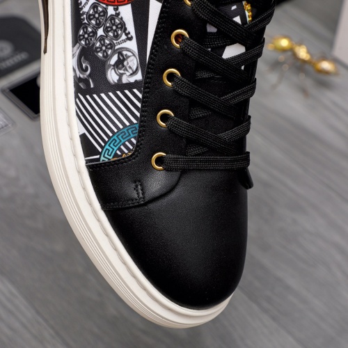 Replica Versace High Tops Shoes For Men #1040136 $76.00 USD for Wholesale