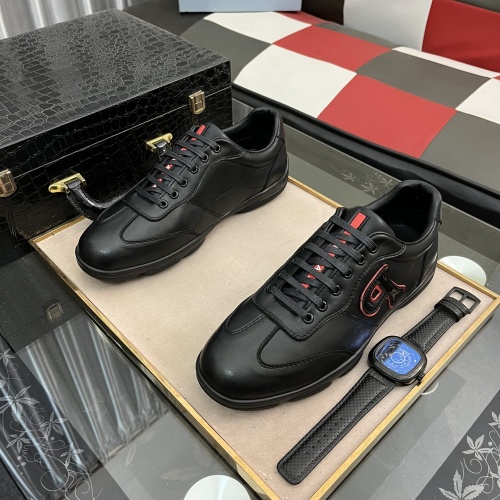 Replica Prada Casual Shoes For Men #1040190 $85.00 USD for Wholesale