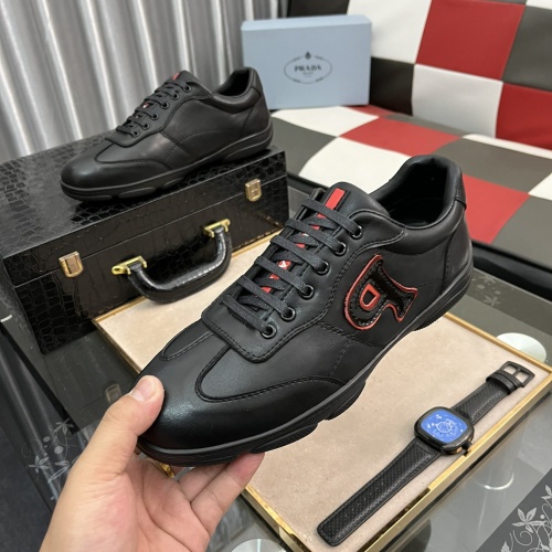 Replica Prada Casual Shoes For Men #1040190 $85.00 USD for Wholesale