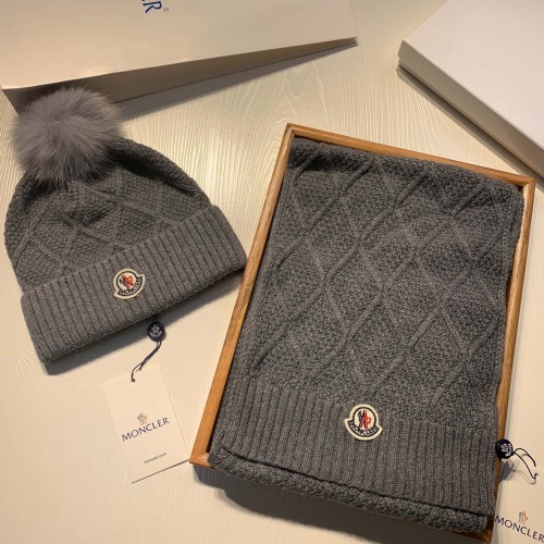 Moncler Wool Hats &amp; Scarf Set #1040270 $60.00 USD, Wholesale Replica Moncler Caps