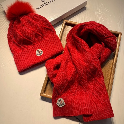 Replica Moncler Wool Hats & Scarf Set #1040271 $60.00 USD for Wholesale