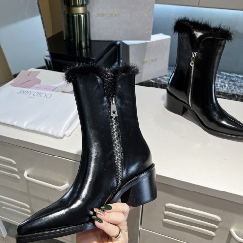Replica Jimmy Choo Boots For Women #1040373 $118.00 USD for Wholesale