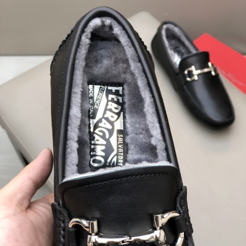 Replica Salvatore Ferragamo Leather Shoes For Men #1040418 $96.00 USD for Wholesale