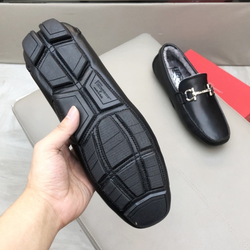 Replica Salvatore Ferragamo Leather Shoes For Men #1040418 $96.00 USD for Wholesale