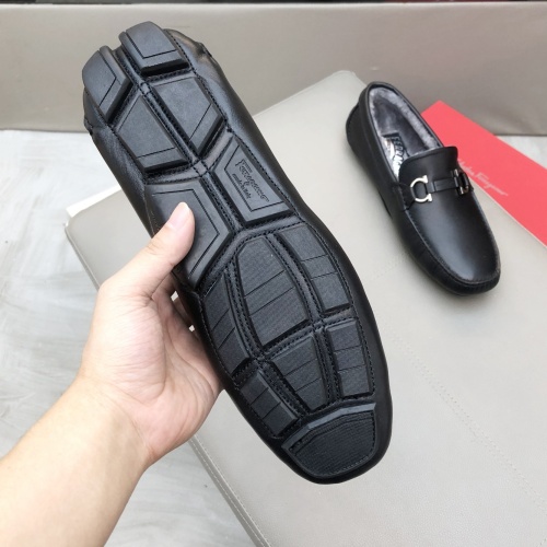 Replica Salvatore Ferragamo Leather Shoes For Men #1040419 $96.00 USD for Wholesale