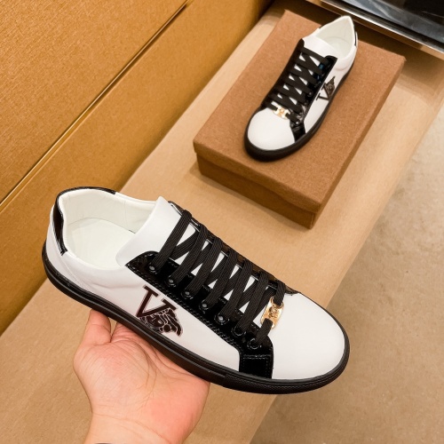 Replica Versace Casual Shoes For Men #1040452 $72.00 USD for Wholesale