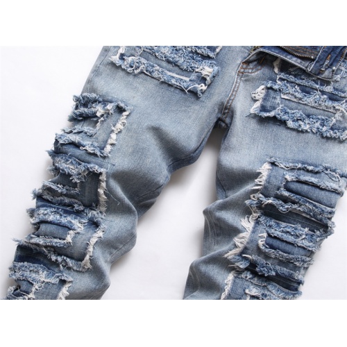 Replica Balmain Jeans For Men #1040474 $48.00 USD for Wholesale