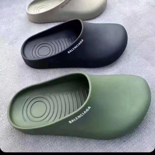 Replica Balenciaga Slippers For Men #1040683 $56.00 USD for Wholesale