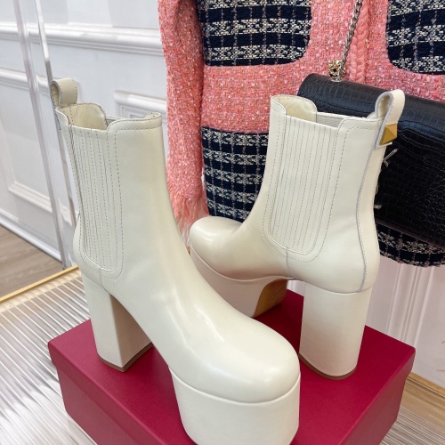 Replica Valentino Boots For Women #1040684 $155.00 USD for Wholesale