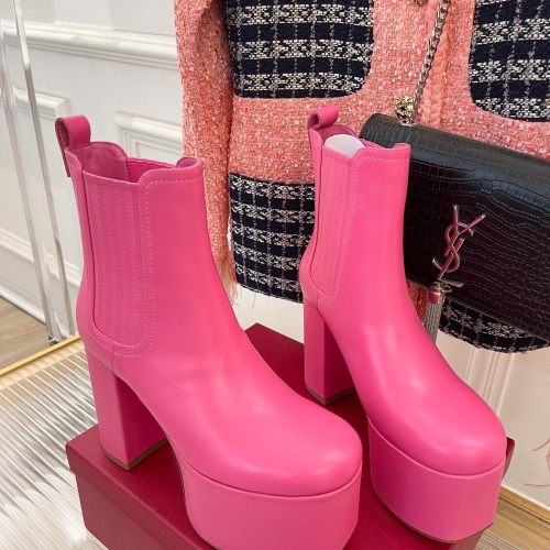 Replica Valentino Boots For Women #1040685 $155.00 USD for Wholesale