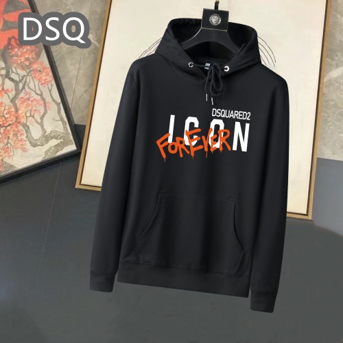 Dsquared Hoodies Long Sleeved For Men #1040734 $40.00 USD, Wholesale Replica Dsquared Hoodies
