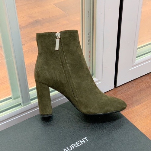 Replica Yves Saint Laurent Boots For Women #1040757 $118.00 USD for Wholesale