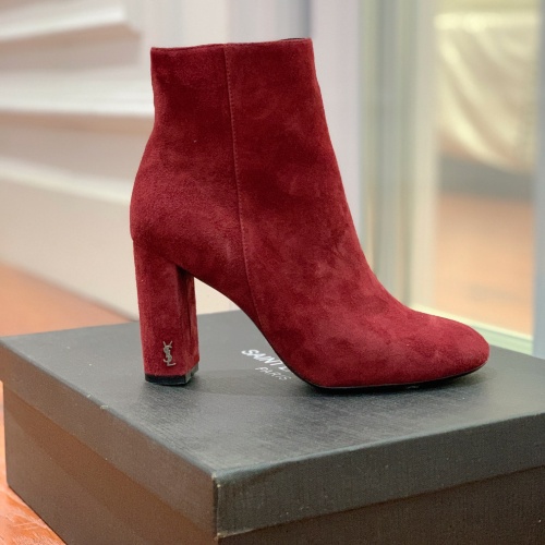 Replica Yves Saint Laurent Boots For Women #1040758 $118.00 USD for Wholesale