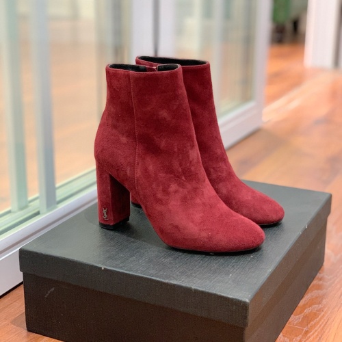Replica Yves Saint Laurent Boots For Women #1040758 $118.00 USD for Wholesale
