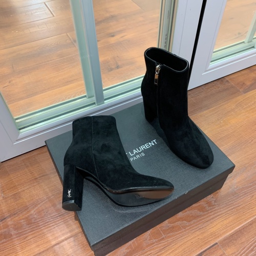 Replica Yves Saint Laurent Boots For Women #1040761 $118.00 USD for Wholesale