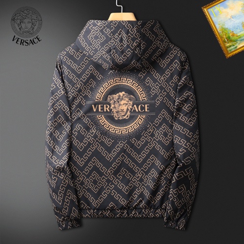 Replica Versace Quilted Jackets Long Sleeved For Men #1040805 $72.00 USD for Wholesale